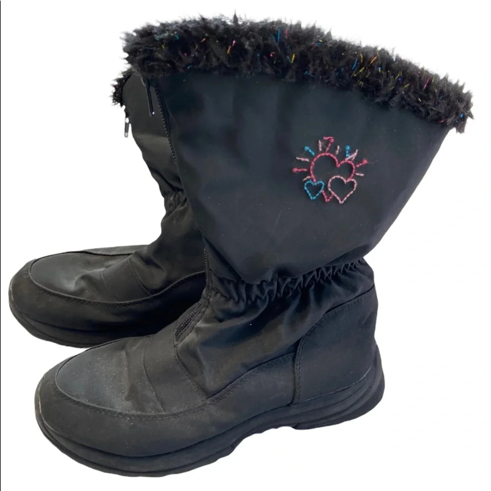 Black Snow Boots